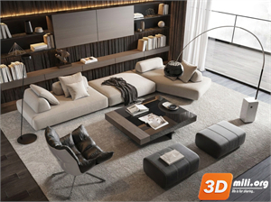Sofa Minotti Skp Files 